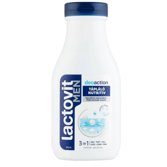 LACTOVIT TUS 300ML MEN DEOACTION 3IN1 SZAGSEMLEGES