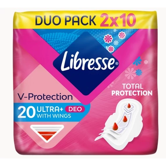 Libresse Ultra Normal Deo Fresh egészségügyi betét - 20 db