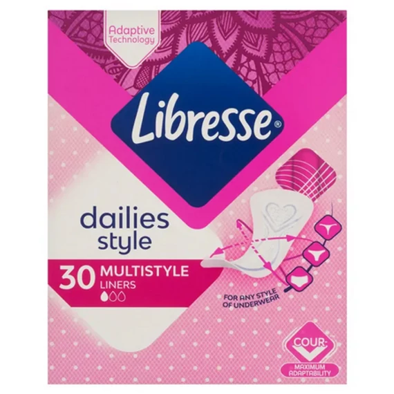 Libresse Multistyle tisztasági betét - 30 db