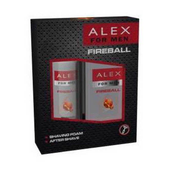 ALEX DÍSZDOBOZ AFTER 100ML + BOROTVAHAB 200ML FIREBALL