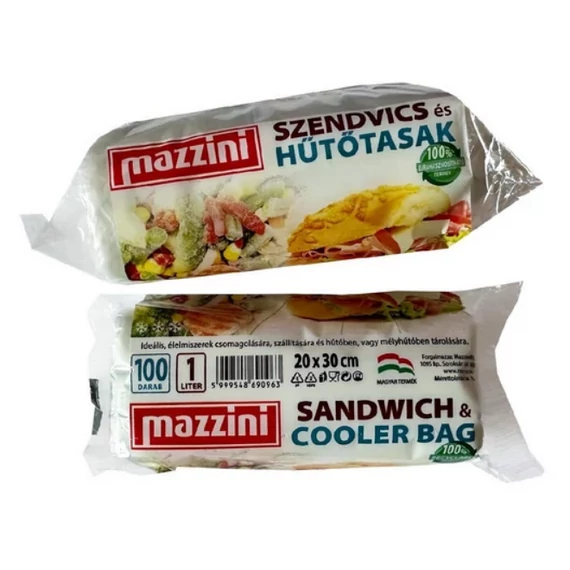 MAZZINI SZENDVICS ÉS HŰTŐTASAK 1L/100DB (20X30CM)