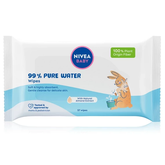 NIVEA BABY TÖRLŐKENDŐ 57DB PURE WATER
