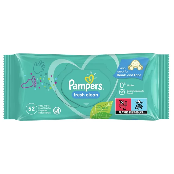 PAMPERS TÖRLŐKENDŐ 52DB FRESH CLEAN
