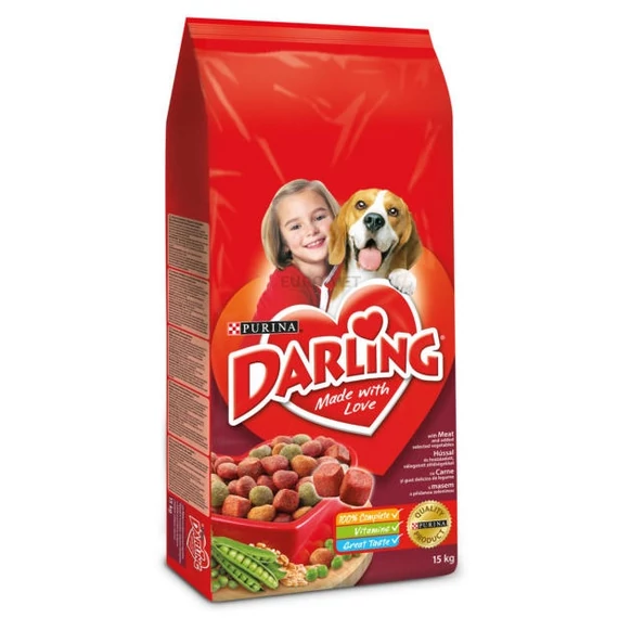 DARLING KUTYATÁP 15KG HÚS+ZÖLDSÉG