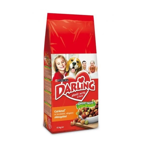 DARLING KUTYATÁP 15KG CSIRKE+ZÖLDSÉG