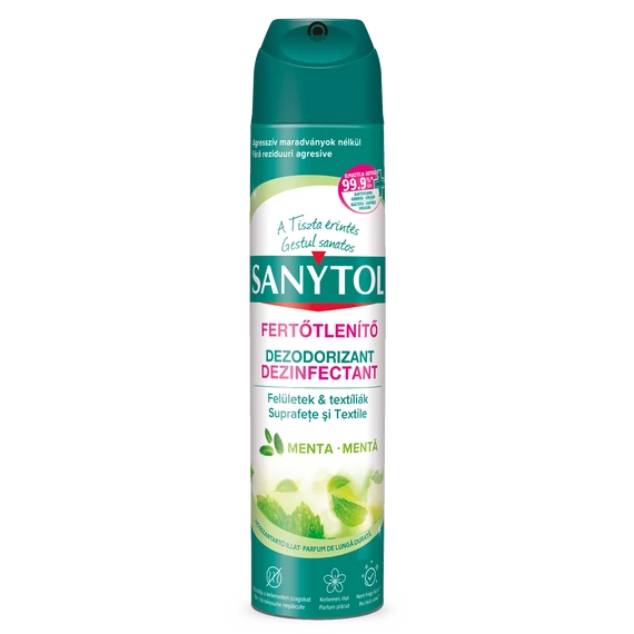 Sanytol Fertőtlenítő Légfrissítő Menta 300ml