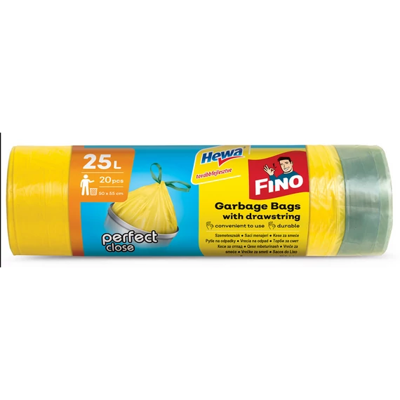 FINO Önzáró Perfect Close szemeteszsák 25L 20 DB | 50X55CM