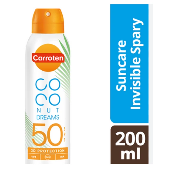 CARROTEN MILK SPF50 napozó spray 200 ml Coconut Dreams