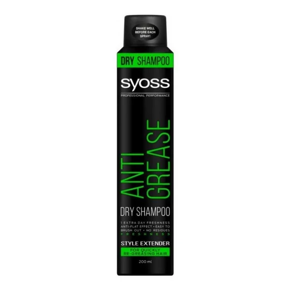 SYOSS SZÁRAZ SAMPON 200ML ANTI-GRASA
