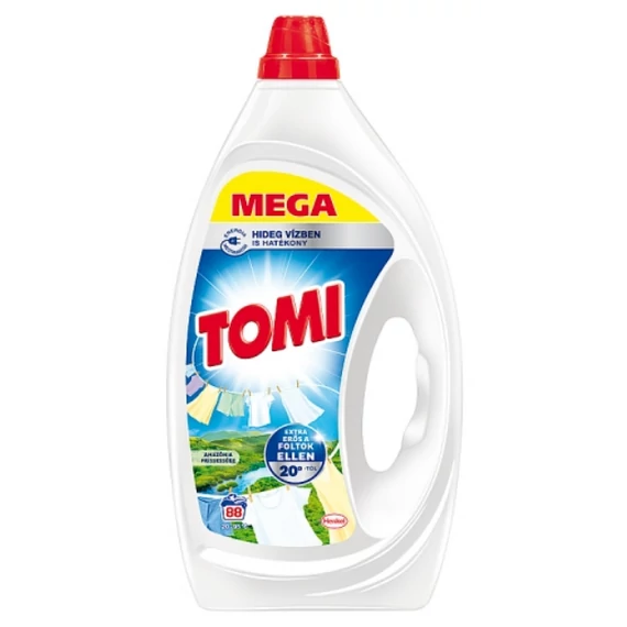 Tomi 3,96 l Amazónia Frissessége mosógél 88 mosás