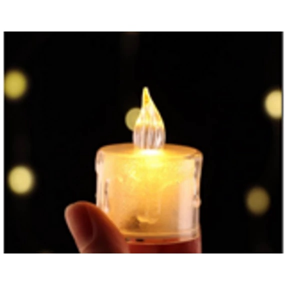 LED GYERTYA KICSI MELEG FÉNNYEL 3,8X5CM, SÚLY:13G