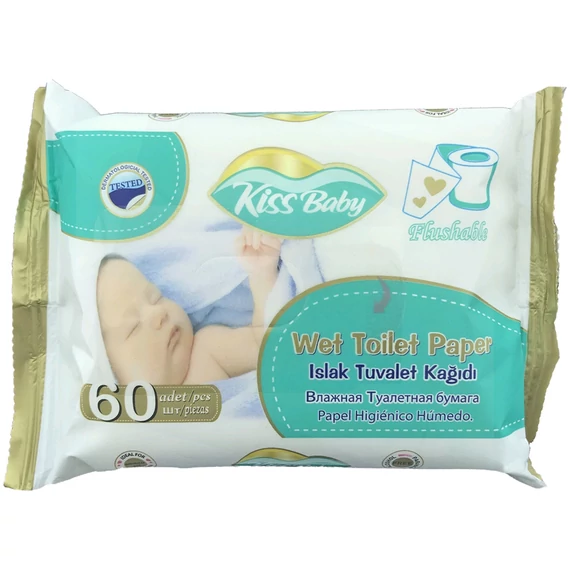 KISSBABY NEDVES WC PAPÍR 60DB