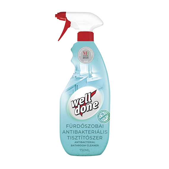WELL DONE Fürdőszobai fertőtlenítő hatású tisztítószer szórófejes 750 ml