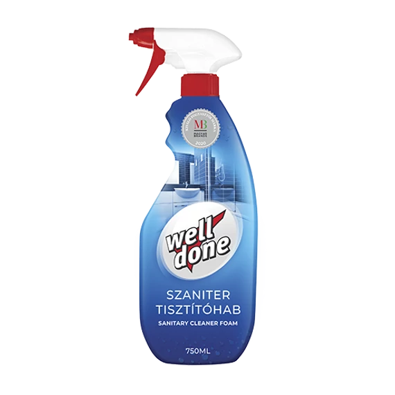 WELL DONE Szaniter tisztítóhab 750 ml Pumpás