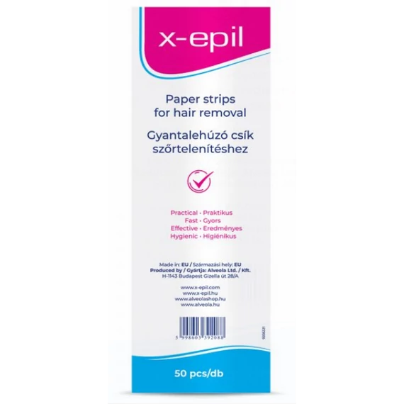 X-EPIL LEHÚZÓ TEXTILCSÍKOK 50DB