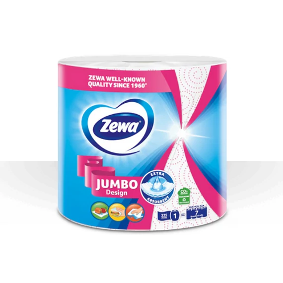 ZEWA PAPÍRTÖRLŐ JUMBO 2RTG. 325LAP DECOR
