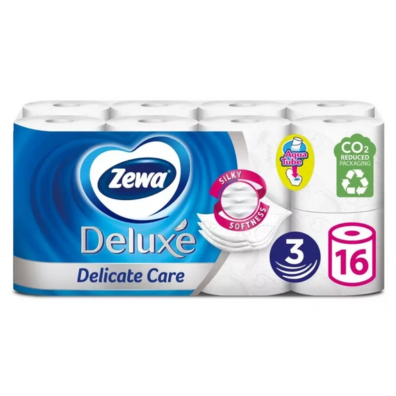 ZEWA DELUXE EÜ. PAPÍR 16 TEKERCS 3 RÉTEG DELICATE CARE