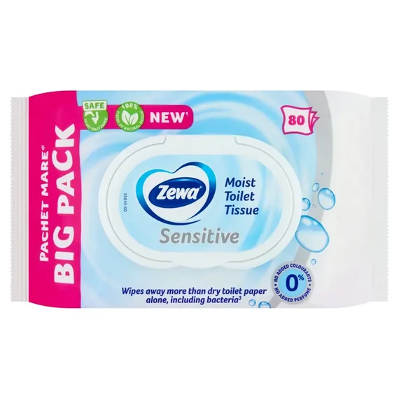 ZEWA NEDVES TOALETTPAPÍR 80DB BIGPACK SENSITIVE