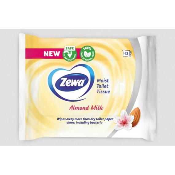 ZEWA NEDVES TOALETTPAPÍR 42DB ALMOND MILK