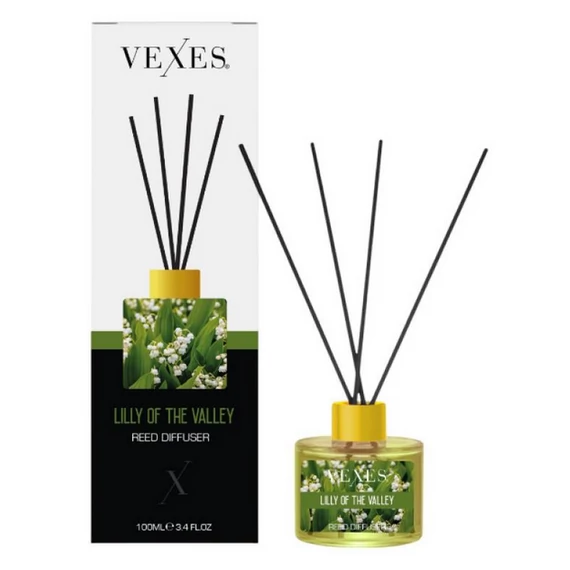 Vexes Pálcikás Room & Office légfrissítő - 100 ml Lilly Of The Valley